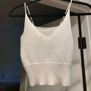 Brandy Melville crochet tank top!